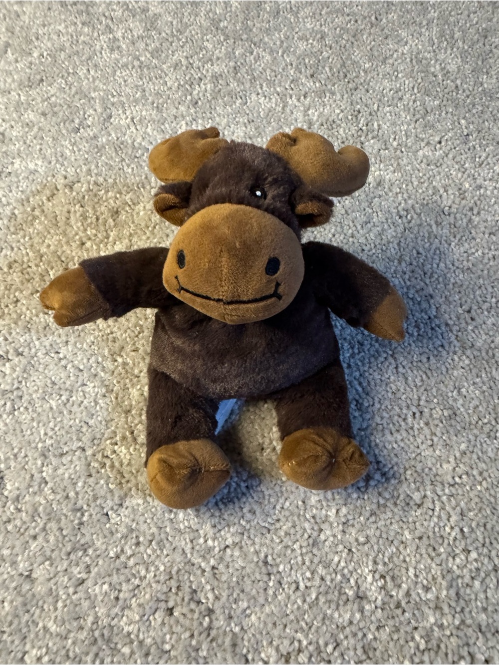 Warmies Plush Brown Moose Stuffed Animal - Soft Forest Friend